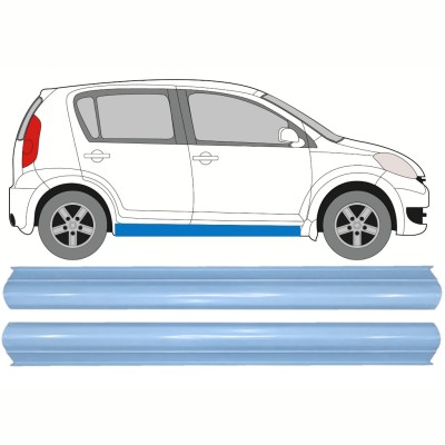 Kynnyspelti korjauspaneeli alempi osa varten Daihatsu Sirion 2005-2010 / Vasen+Oikea / Sarja 17267