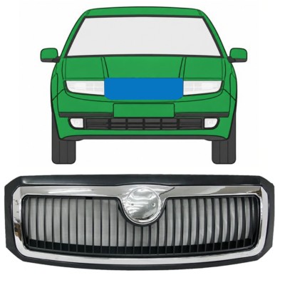 Säleikkö varten Skoda Fabia I 1999-2004 7525