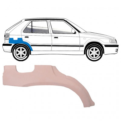 Takalokasuoja korjaussarja varten Skoda Felicia 1994-2001 / Oikea 8136