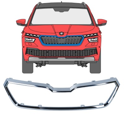 Säleikön kehys varten Skoda Kamiq 2019-2023 17226