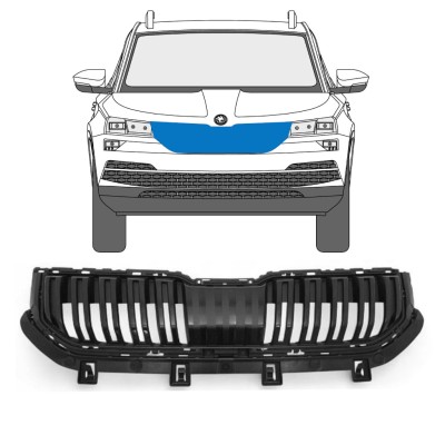 Säleikkö varten Skoda Karoq 2017-2022 17228