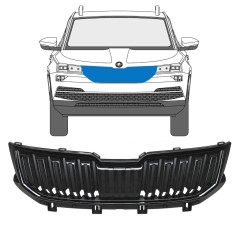 Säleikkö varten Skoda Karoq 2017-2022 / Sarja 17235