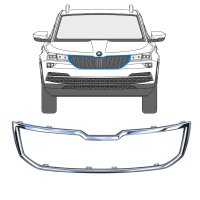 Säleikön kehys varten Skoda Karoq 2017-2022 17232