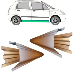 Sisäinen ja ulkoinen kynnyksen korjauspaneeli varten Chevrolet Spark 2005-2010 / Vasen+Oikea / Sarja 11784