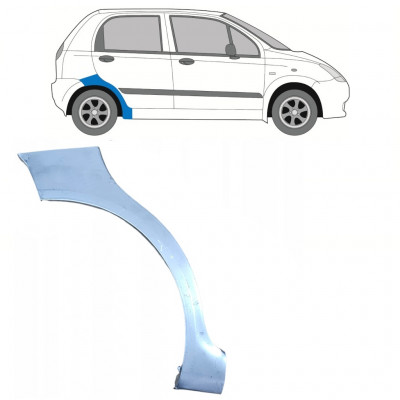 Takalokasuoja korjaussarja varten Chevrolet Spark 2005-2010 / Oikea 7391