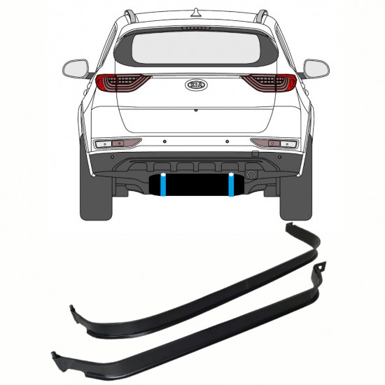 Polttoainetankin kiinnityspanta varten Kia Sportage 2015- 10142