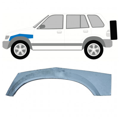 Etulokasuojan korjauspaneeli yläosa varten Kia Sportage 1994-2002 / Vasen 7919