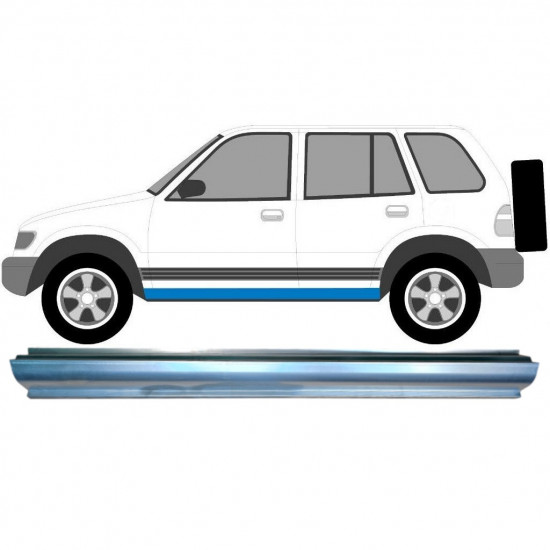 Kynnyspelti korjauspaneeli varten Kia Sportage 1994-2002 / Vasen 6676