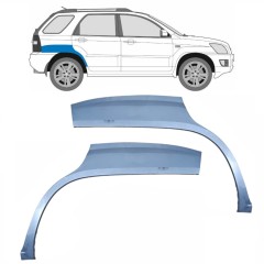 Takalokasuoja korjaussarja varten Kia Sportage 2004-2010 / Vasen+Oikea / Sarja 9225