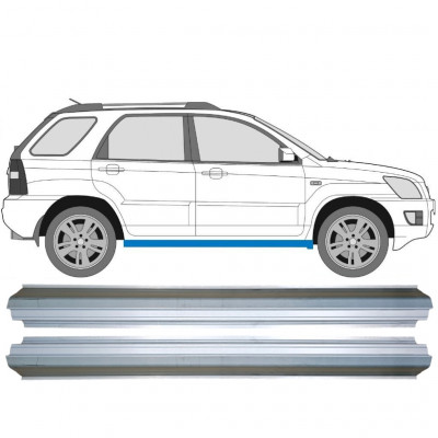 Kynnyspelti korjauspaneeli varten Kia Sportage II 2004-2010 / Vasen = Oikea (symmetrinen) 10504