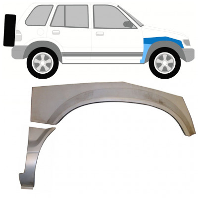 Etulokasuojan korjauspelti varten Kia Sportage 1994-2002 / Oikea / Sarja 9980