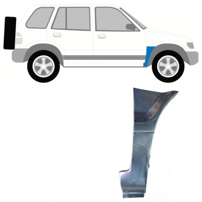 Etulokasuojan korjauspelti varten Kia Sportage 1994-2002 / Oikea 7916