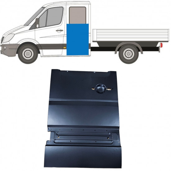 Korjauspellit takaoven varten Mercedes Sprinter 2006- Tuplakabiini / Vasen 11621