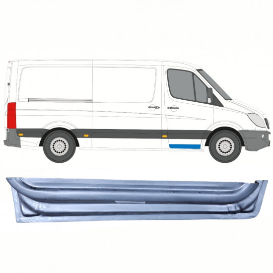 Sisäinen etuoven korjausosa varten Mercedes Sprinter 2006 - / Oikea 9133