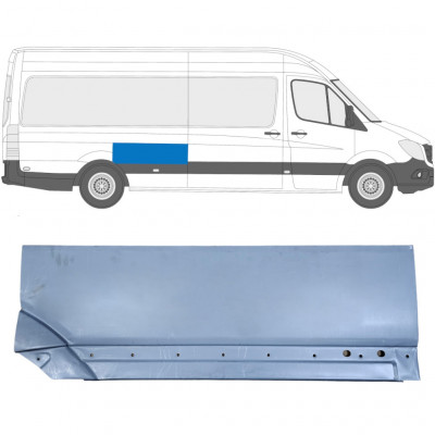 Takalokasuoja korjaussarja varten Mercedes Sprinter 2006- / Oikea 8551