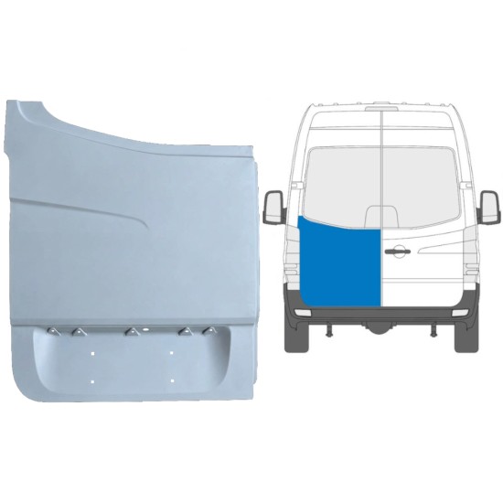 Takaoven ovipelti korkea varten Volkswagen Crafter 2005-2017 / Vasen 13506