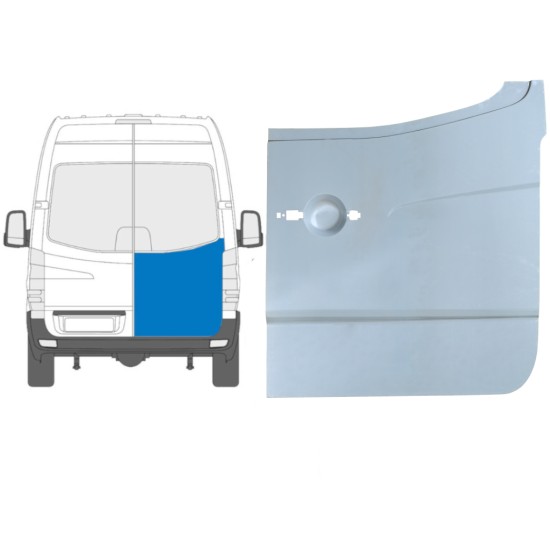 Takaoven ovipelti korkea varten Volkswagen Crafter 2005-2017 / Oikea 13505