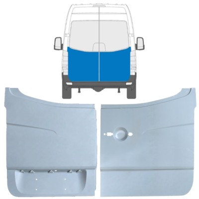 Korjauspellit takaoven varten Mercedes Sprinter 2006-2018 / Vasen+Oikea / Sarja 10519