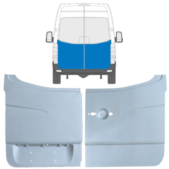 Korjauspellit takaoven varten Volkswagen Crafter 2005-2017 / Vasen+Oikea / Sarja 14129