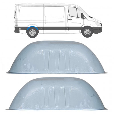 Takalokasuojan korjauspaneeli varten Mercedes Sprinter 2006- / Sarja 11736