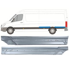 Takalokasuoja korjaussarja varten Mercedes Sprinter 2006-2018 / Vasen / Sarja 12058