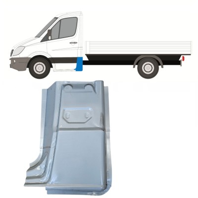 Takakulman korjauspaneeli varten Mercedes Sprinter 2006-2018 / Vasen 15070