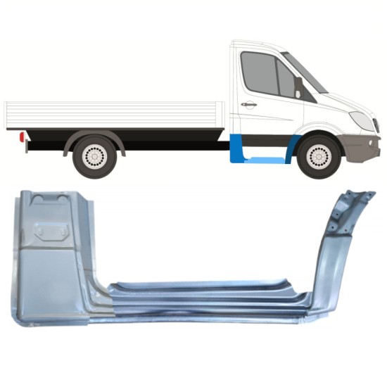 Korjauspaneeli aseta varten Mercedes Sprinter 2006-2018 / Oikea / Yksikabiini / 15083