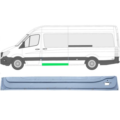 Sisäinen sivuoven kynnysprofiili varten Mercedes Sprinter 2006-2018 / Vasen 15134