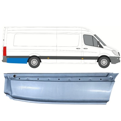 Takalokasuoja korjaussarja varten Mercedes Sprinter 2006-2018 / Oikea 6269
