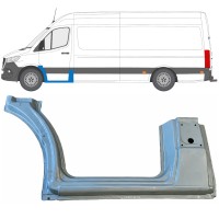 Kynnyksen ja etulokasuojan korjauspaneeli varten Mercedes Sprinter 2018- / Vasen 17091