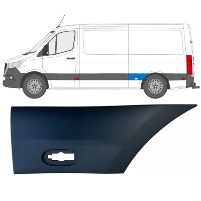 Takalokasuojan sivulista varten Mercedes Sprinter 2018- / Vasen 16651