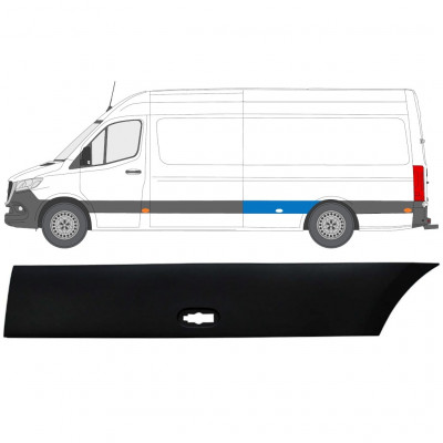 Takalokasuojan sivulista varten Mercedes Sprinter 2018- / Vasen 12935