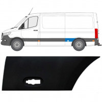 Takalokasuojan sivulista varten Mercedes Sprinter 2018- / Vasen 12937
