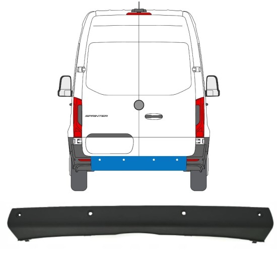 Takapuskuri PDC varten Mercedes Sprinter 2018- 14969