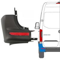 Takapuskurin kulma ja heijastinvalo varten Mercedes Sprinter 2018- / Vasen / Sarja 14950