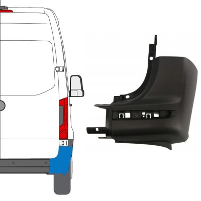 Takapuskurin kulma varten Mercedes Sprinter 2018- / Oikea 14943