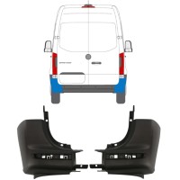 Takapuskurin kulma varten Mercedes Sprinter 2018- / Vasen+Oikea / Sarja 14945 Takapuskurin kulma varten Mercedes Sprinter 2018- / Vasen+Oikea / Sarja 14945