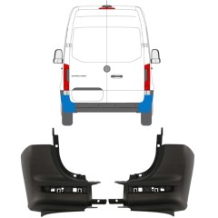 Takapuskurin kulma varten Mercedes Sprinter 2018- / Vasen+Oikea / Sarja 14945