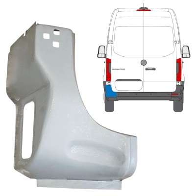 Takakulman korjauspaneeli varten Mercedes Sprinter 2018- / Vasen 14652
