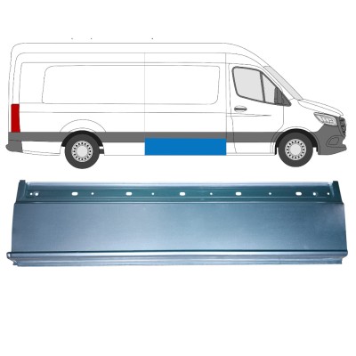 Sivukorjauspaneeli varten Mercedes Sprinter 2018- / Oikea 14548