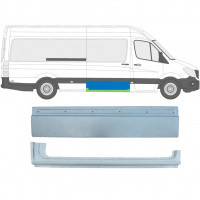 Liukuoven korjauspaneeli varten Mercedes Sprinter 2006- / Oikea / Sarja 9266