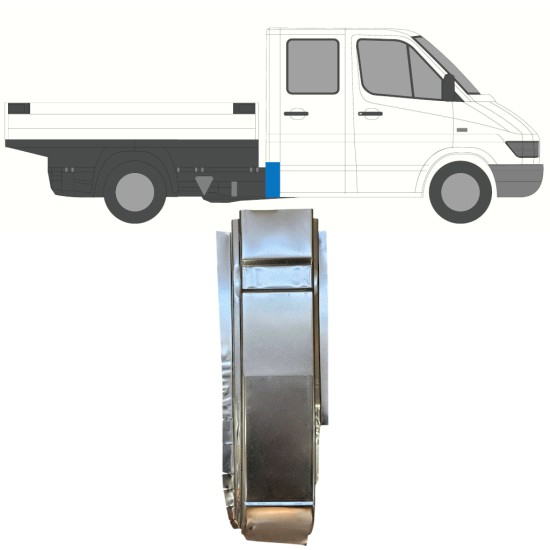 Takakulman korjauspaneeli varten Mercedes Sprinter 1995-2006 / Oikea 16398