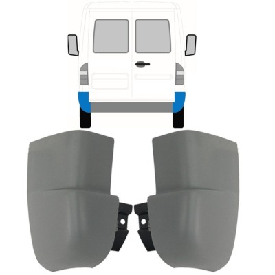Takapuskurin kulma varten Mercedes Sprinter 1995-2006 / Vasen+Oikea / Sarja 9717