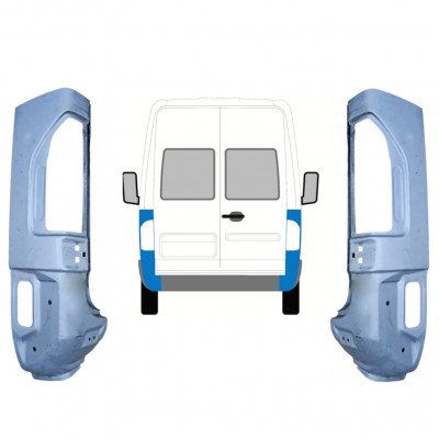 Takakulman korjauspaneeli varten Mercedes Sprinter 1995-2005 / Vasen+Oikea / Sarja 10486