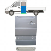Sisäinen ja ulkoinen takaoven korjauspaneeli varten Mercedes Sprinter 2006- Tuplakabiini / Vasen 11715
