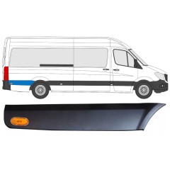 Takalokasuojan koristelista pyörän takana lampulla varten Mercedes Sprinter 2006-2018 / Oikea / Sarja 9058