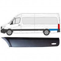 Takalokasuojan koristelista varten Mercedes Sprinter 2006- / LWB / Vasen 8029