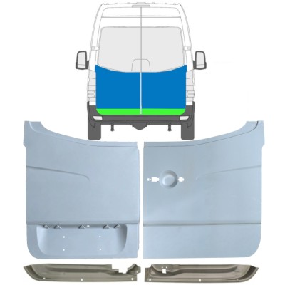 Korjauspellit takaoven varten Mercedes Sprinter 2006-2018 / Sarja 10517