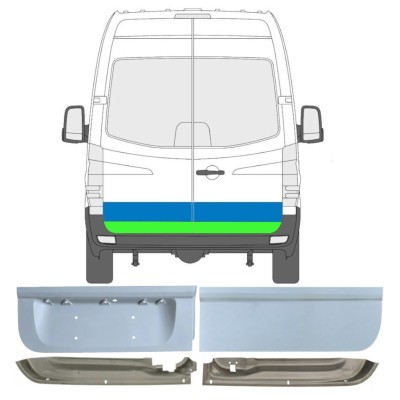 Korjauspellit takaoven varten Mercedes Sprinter 2006-2018 / Vasen+Oikea / Sarja 17174