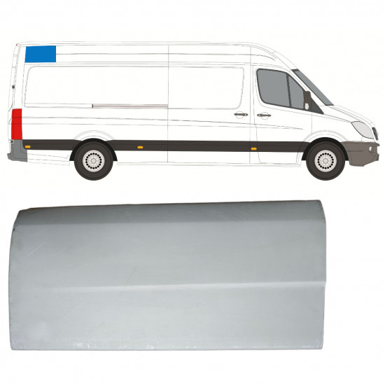 Katon korjauspaneeli varten Mercedes Sprinter 2006- / Oikea 8183